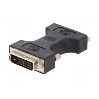 Adapter | DVI-I (24+5) socket,DVI-D (24+1) plug | Colour: black