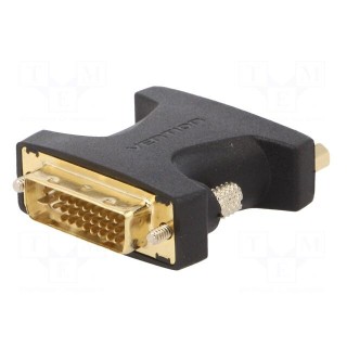 Adapter | DVI-I (24+5) socket,DVI-I (24+5) plug | black