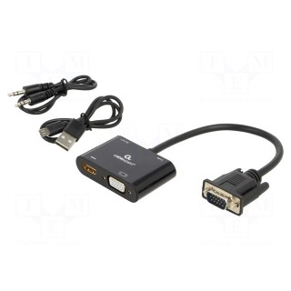 Adapter | HDMI 1.4 | 0.15m | black | Features: Full HD