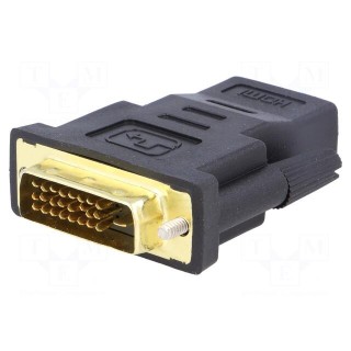 Adapter | HDMI 1.4 | DVI-D (24+1) plug,HDMI socket | Colour: black