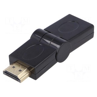 Adapter | HDMI 1.4 | HDMI plug,HDMI plug movable ±90°