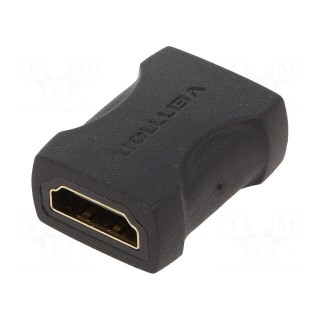 Adapter | HDMI 1.4 | HDMI socket,both sides | black