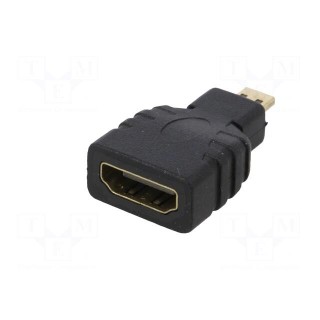 Adapter | HDMI 1.4 | HDMI socket,HDMI micro plug | Colour: black