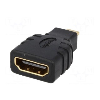 Adapter | HDMI socket,HDMI micro plug | Colour: black
