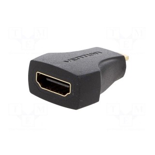 Adapter | HDMI socket,micro HDMI plug | black