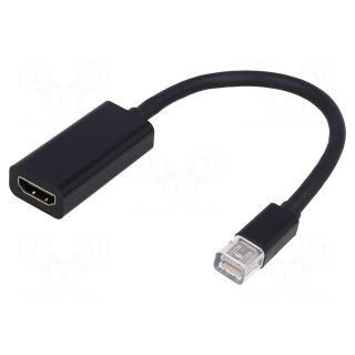 Cable | DisplayPort 1.1 | mini DisplayPort plug,HDMI socket