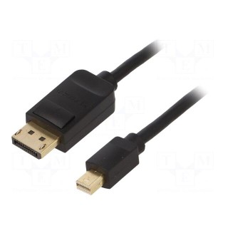 Cable | DisplayPort 1.2 | DisplayPort plug,mini DisplayPort plug