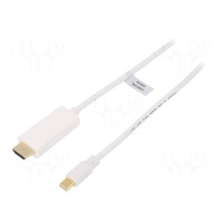 Cable | DisplayPort 1.2 | mini DisplayPort plug,HDMI plug | 1m