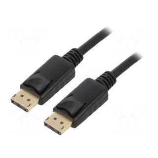 Cable | DisplayPort 1.2,HDCP | DisplayPort plug,both sides | 3m
