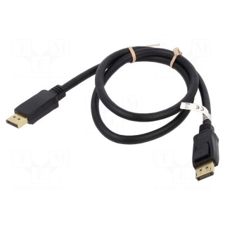 Cable | DisplayPort 2.0,HDMI 2.1 | DisplayPort plug,HDMI plug | 1m