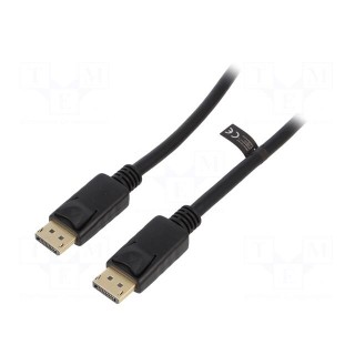 Cable | DisplayPort 1.4 | DisplayPort plug,both sides | 2m | black