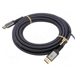 Cable | DisplayPort 1.4 | DisplayPort plug,both sides | PVC | Len: 1m