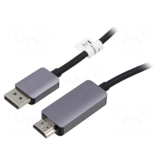 Cable | DisplayPort 1.4,HDMI 2.1 | DisplayPort plug,HDMI plug | 1m