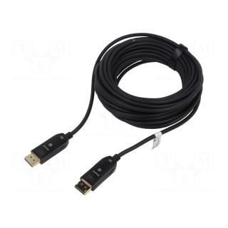 Cable | DisplayPort 2.0,HDCP 2.2,optical | 10m | black