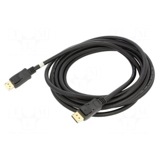 Cable | DisplayPort 2.1 | DisplayPort plug,both sides | 5m | black