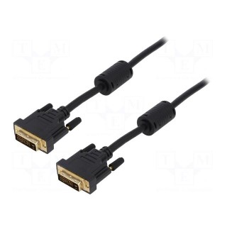 Cable | dual link | DVI-D (24+1) plug,both sides | 3m
