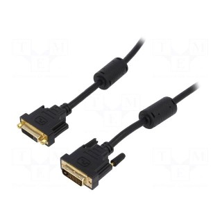 Cable | dual link | DVI-D (24+1) socket,DVI-D (24+1) plug | 5m