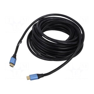 Cable | HDCP 2.2,HDMI 1.4 | HDMI plug,both sides | PVC | Len: 15m