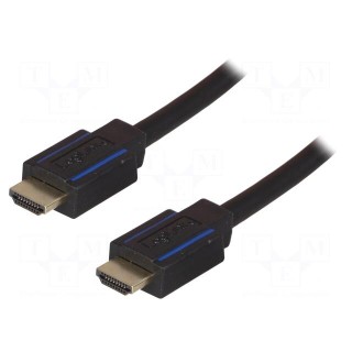 Cable | HDCP 2.2,HDMI 2.0 | HDMI plug,both sides | 5m | black