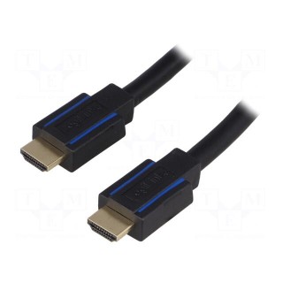 Cable | HDCP 2.2,HDMI 2.0 | HDMI plug,both sides | 7.5m | black