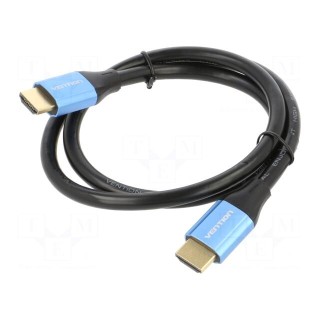 Cable | HDCP 2.2,HDMI 2.0 | HDMI plug,both sides | PVC | Len: 0.75m