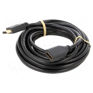 Cable | HDCP 2.2,HDMI 2.0 | HDMI socket,HDMI plug | 5m | black