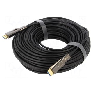 Cable | HDCP 2.2,HDMI 2.0,optical | PVC | 40m | black