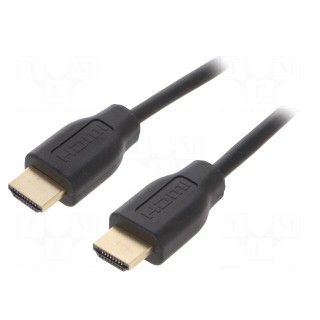 Cable | HDCP,HDMI 2.0 | HDMI plug,both sides | 2m | black