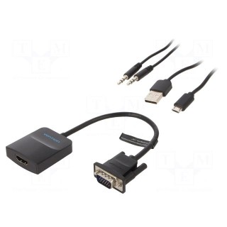 Converter | HDMI 1.4 | 0.15m | black