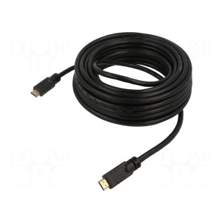 Cable | HDMI 1.4 | HDMI plug,both sides | 15m | black