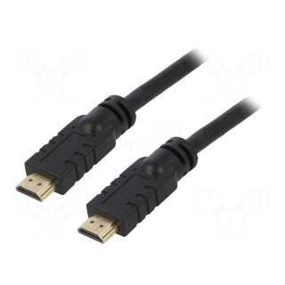 Cable | HDMI 1.4 | HDMI plug,both sides | 20m | black