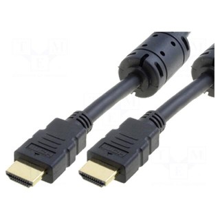 Cable | HDMI 1.4 | HDMI plug,both sides | 10m | black