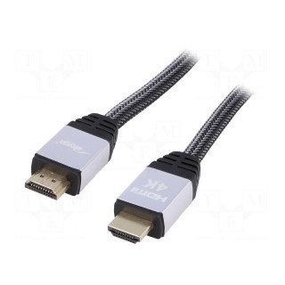 Cable | HDMI 2.0 | HDMI plug,both sides | 10m | black
