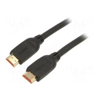 Cable | HDMI 2.0 | HDMI plug,both sides | PVC | 3m | black | 32AWG