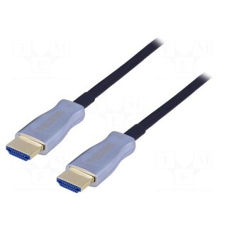 Cable | HDMI 2.0,optical | HDMI plug,both sides | 20m | black