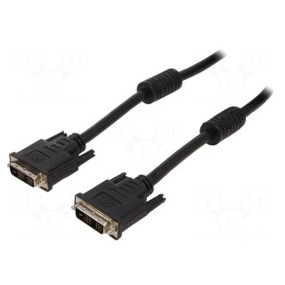 Cable | single link | DVI-D (18+1) plug,both sides | PVC | 1.8m