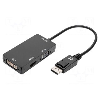 Converter | DisplayPort 1.2,HDMI 1.4 | 0.2m | black
