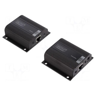 HDMI extender | HDCP 1.2a | HDMI socket x3,RJ45 socket x2 | black