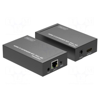 HDMI extender | HDCP 1.3,HDMI 1.3 | black | Enclos.mat: metal | 120m