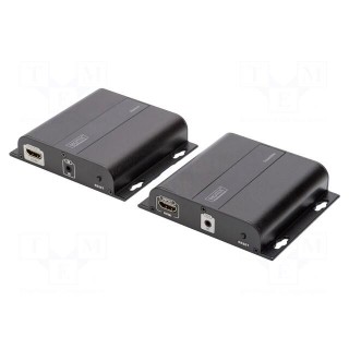 HDMI extender | HDCP 1.4,HDMI 1.4 | black | Enclos.mat: metal | 120m