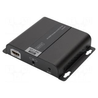 HDMI extender | HDCP 1.4,HDMI 1.4,PoE | black | Enclos.mat: metal
