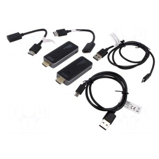 HDMI extender | wireless,HDCP 1.3,HDMI 1.4 | black | 50m