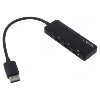 Splitter | DisplayPort 1.4,HDCP 2.2 | black