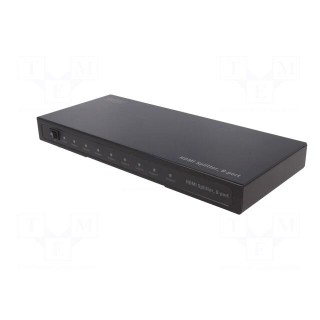 Splitter | HDCP 1.2 | Colour: black | Input: HDMI socket | 1920x1080px