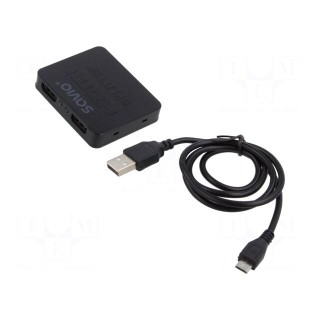 Splitter | HDCP 1.3,HDMI 1.4 | black | Input: HDMI socket