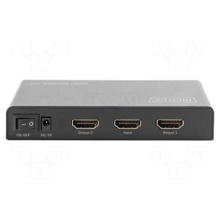 Splitter | HDCP 2.2,HDMI 2.0 | black | Input: DC socket,HDMI socket