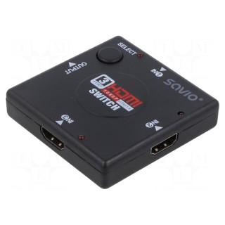 Switch | black | Input: HDMI socket x3 | Out: HDMI socket