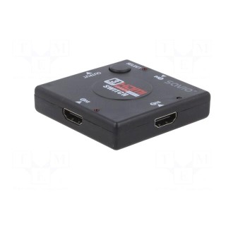 Switch | black | Input: HDMI socket x3 | Out: HDMI socket