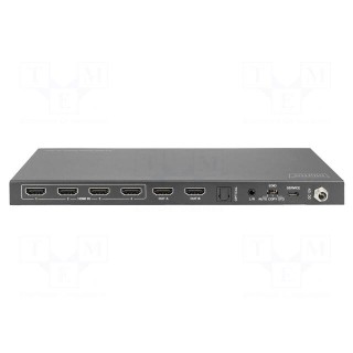 Switch | HDCP 2.2,HDMI 2.0 | black | Enclos.mat: metal