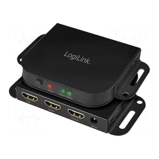 Switch | 4k,HDCP 2.2,HDMI 2.0,with holder | Colour: black
